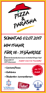 Pizza und Parasha in Hannover @ Jüdishe Gemeinde Hannover KdöR